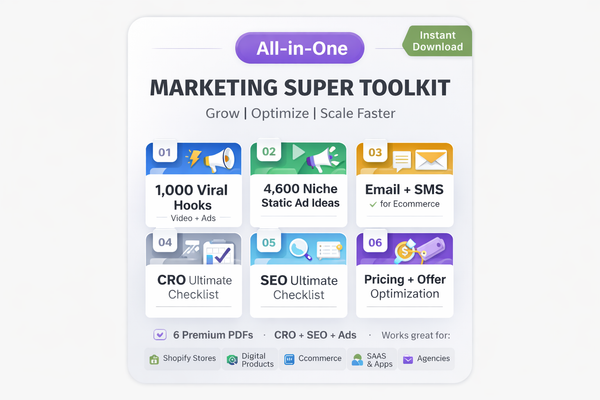 All-in-One Marketing Super Toolkit – Grow, Optimize & Scale Faster