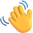Waving hand
