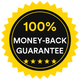 100% money-back guarantee